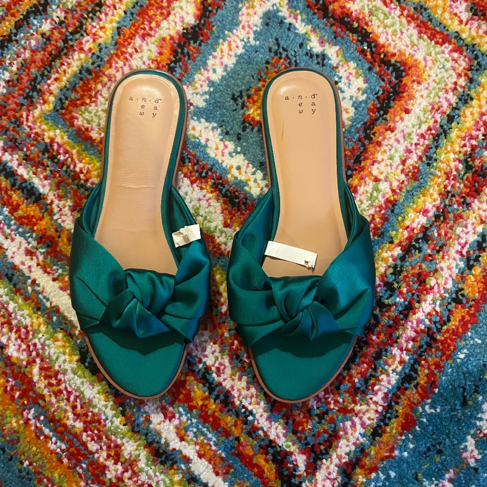 Emerald Green Sandals